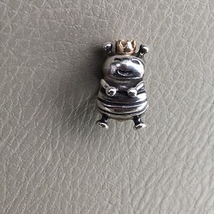 SALE!!  Auth Pandora Queen Bee w/gold crown
